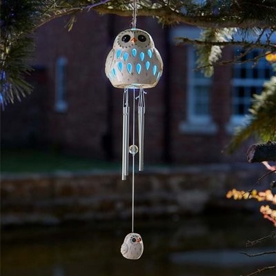 Snowy Owl Wind Chime