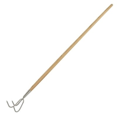 Stainless Steel 3 Prong Cultivator 