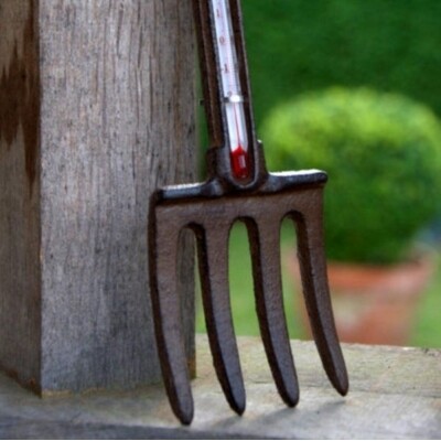 Thermometer - Fork - Cast Iron