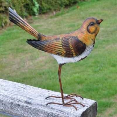 Decorative Metal Garden Bird  - Thrush Large