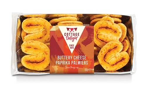 Buttery Cheese Paprika Palmiers