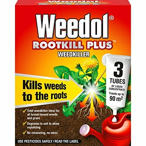 Weedol Rootkill Plus Liquid Concentrate Tubes (3 Tubes)