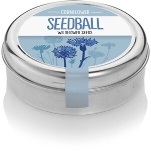 Seedball Cornflower tin
