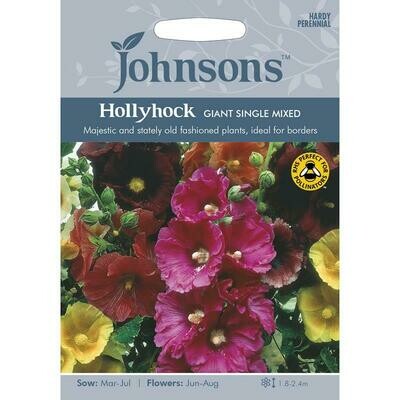 Hollyhock Giant Single Mixed