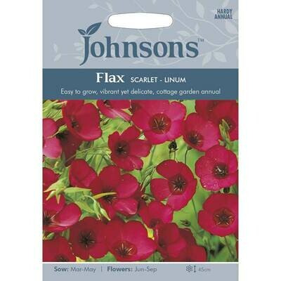 Flax Scarlet - Linum