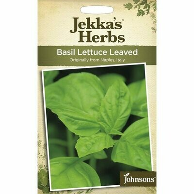 Jekka&#39;s Herbs Basil Lettuce Leaved