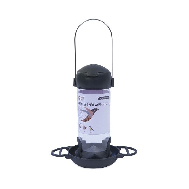 Essentials Wild Bird Suet Bites And Mealworm Feeder