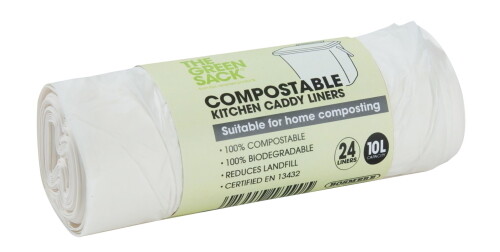 Plain Top Compostable Caddy Liner (24)