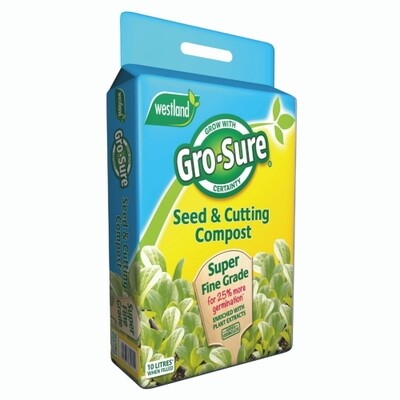 Gro-Sure Seed & Cutting Compost Pouch 10L