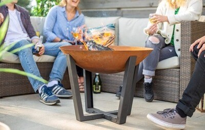 Icarus Medium Firepit and stand