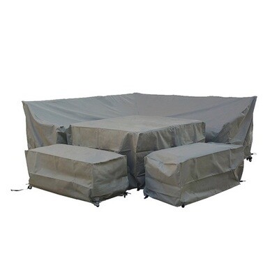 Tetbury Square Corner Sofa Set Cover  - Khaki