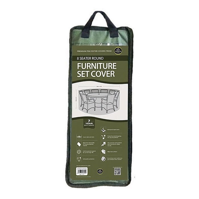 8 Seater Round Furniture Set Cover