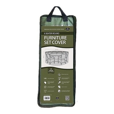 8 Seater Round Furniture Set Cover