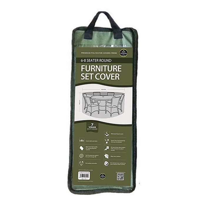 6-8 Seater Round Furniture Set Cover