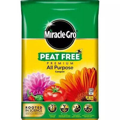 Miracle-Gro Peat Free Premium All Purpose Compost 40L