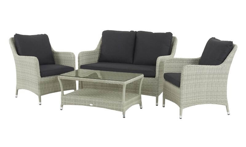 Portobello Deluxe 2 Seat Sofa Suite with 2 Sofa Armchairs & Coffee Table