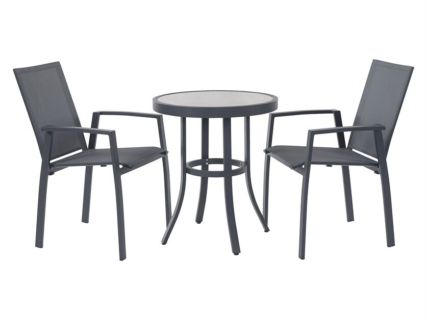 Seville Bistro Set with Textilene Chairs