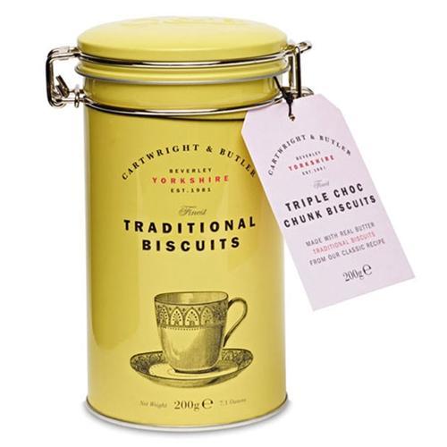 C&amp;B Triple Choc Chunk Biscuits in Tin 