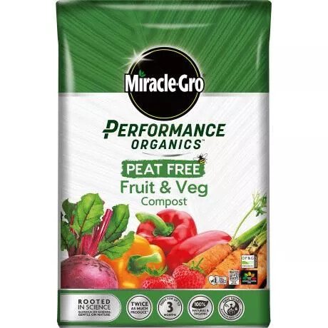 Miracle-Gro Performance Organics Peat Free Fruit & Veg Compost