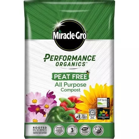 Miracle-Gro Performance Organics Peat Free All Purpose Compost