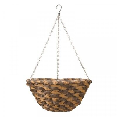 14in Faux Rattan Basket - Earth Braid