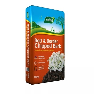 Westland Bed &amp; Border Chipped Bark 70L