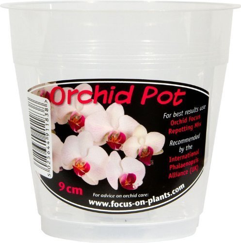 Clear Orchid Pot 9cm