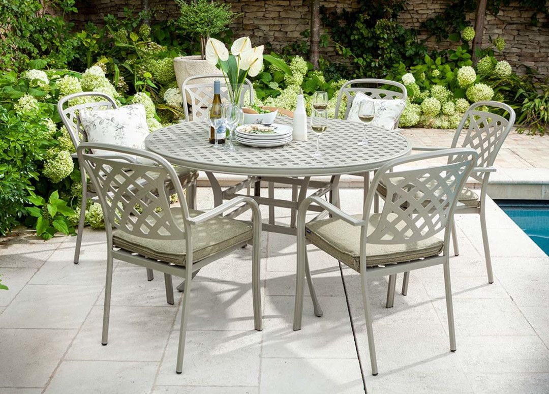 Berkeley Maize Wheat 6 Seat Dining Set