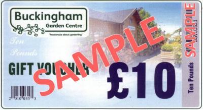 £10 Buckingham Garden Centre Gift Voucher