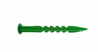 Tildenet Pack of 10 Flat Top Plastic Garden Pegs