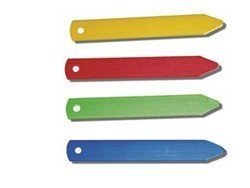 Tildenet Pack of 50 Multi-Colour Plastic Plant Labels 4&quot;