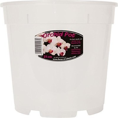 Clear Orchid Pot 21cm