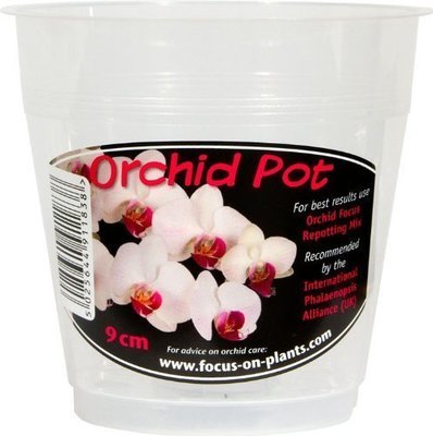 Clear Orchid Pot 9cm