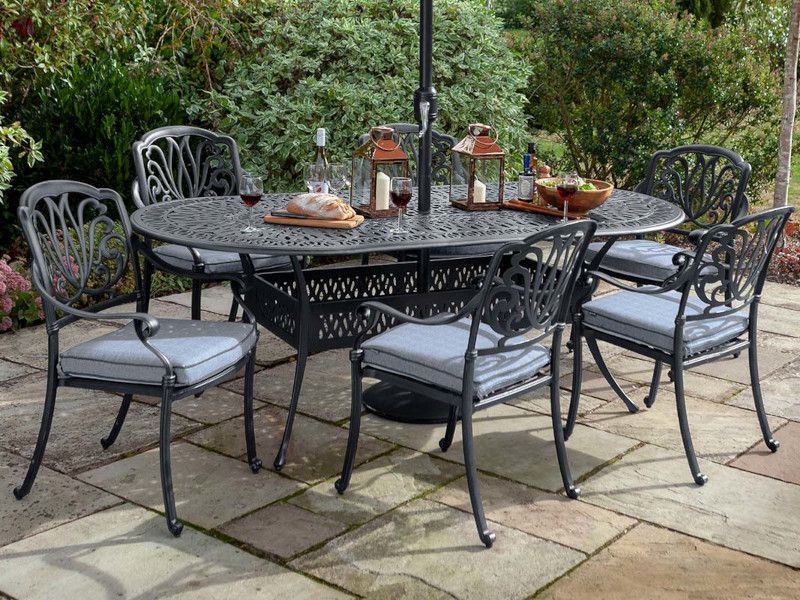Amalfi 6 Seat Oval Set