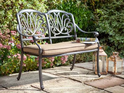 Amalfi 2 Seat High Back Bench