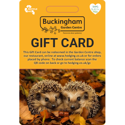 Gift cards and vouchers