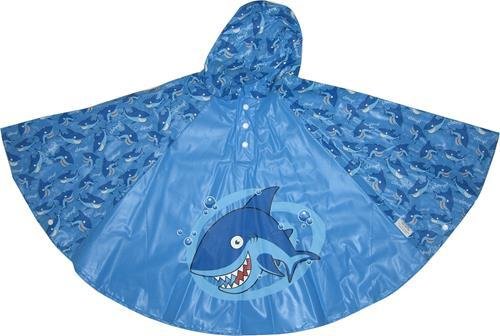 Shark styled kids rain poncho by Bugzz Kids Stuff
