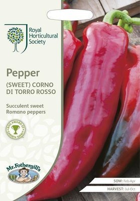 RHS Pepper (Sweet) Corno di torro rosso
