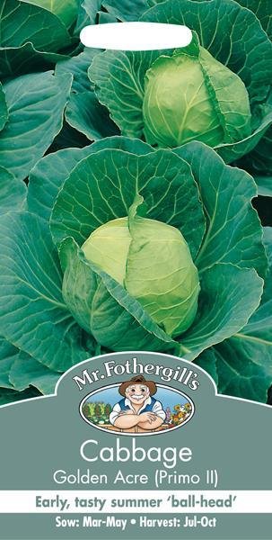 Cabbage Golden Acre / Primo II Seeds