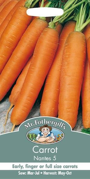 Carrot Nantes 5 Seeds