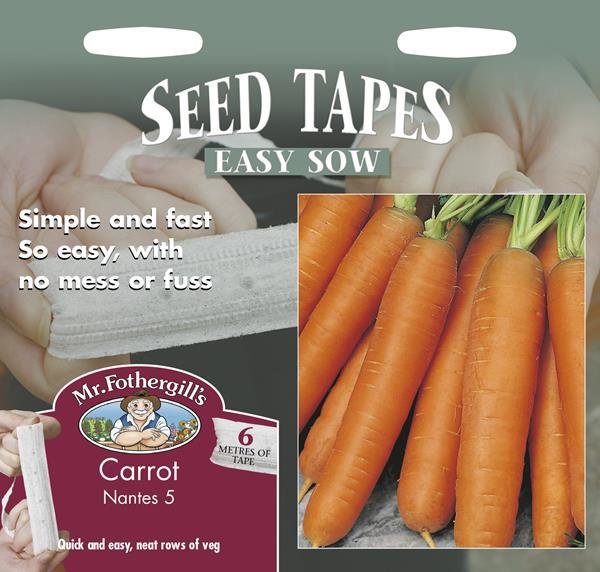 Carrot Early Nantes 5 Seed Tape