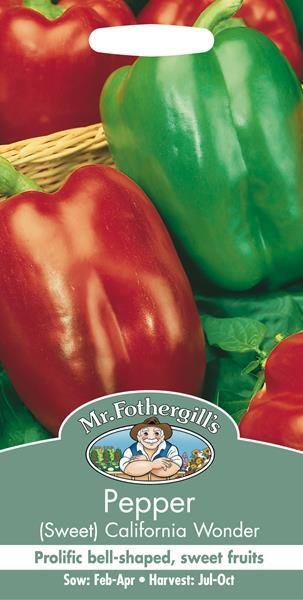 Pepper (Sweet) Californian Wonder Seeds