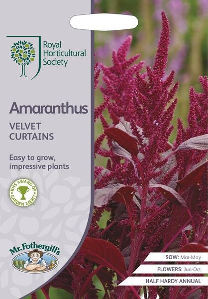 RHS Amaranthus Velvet Curtains