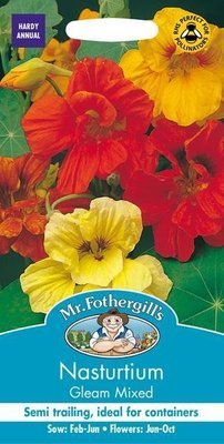 Nasturtium Gleam Mixed Seeds