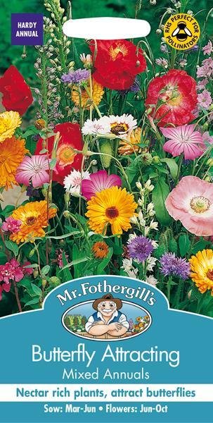 Butterfly World Mixed Annuals Seeds