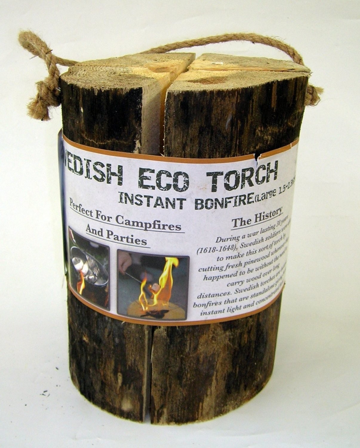 Large Swedish Eco Torch 17-24cm