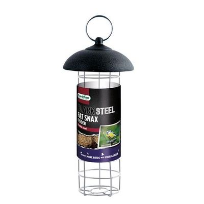 Gardman Black Steel Fat Snax Feeder