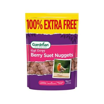 Gardman Berry Suet Treats 500g + 100 Extra Free