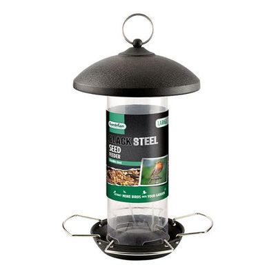 Gardman Black Steel Large Seed Feeder
