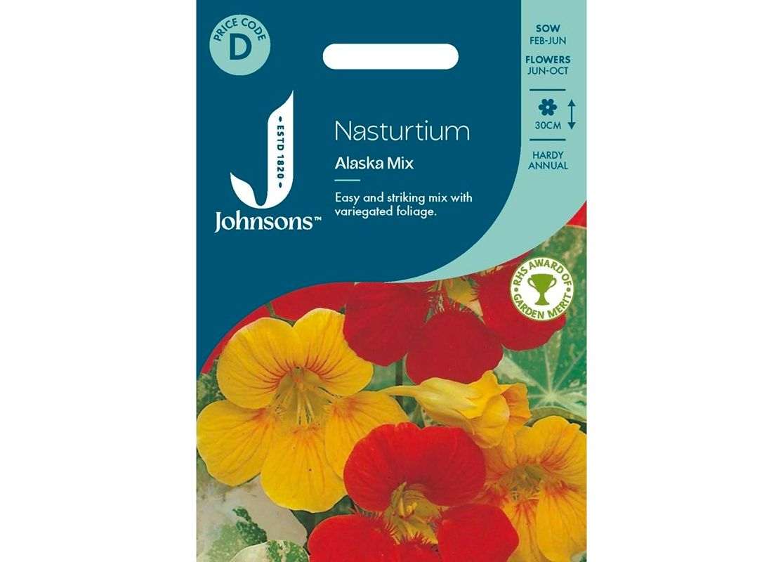 NASTURTIUM Alaska Mix